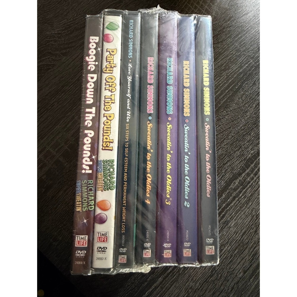 Richard Simmons 7 DVD Set Lot TIMELIFE Sweating To The Oldies NEW SEALED
